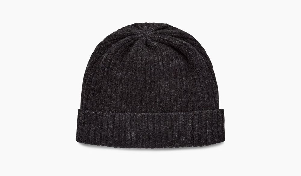 Ugg Eastwood Rib Knit - Mens Hats - Black - NZ (9480AEDQP)